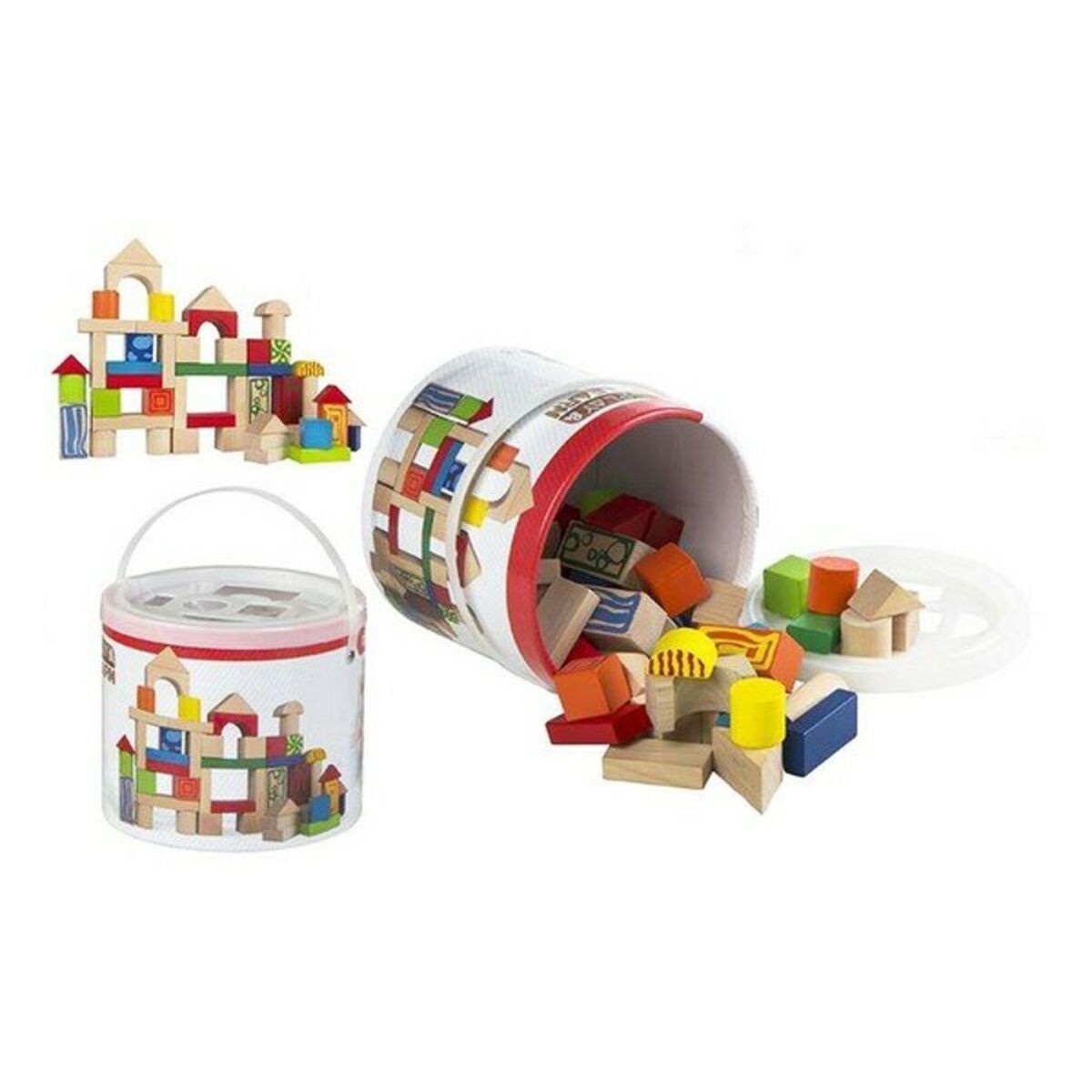 KALINDRA | BB. Boat with Building Blocks Woomax 50 Pieces