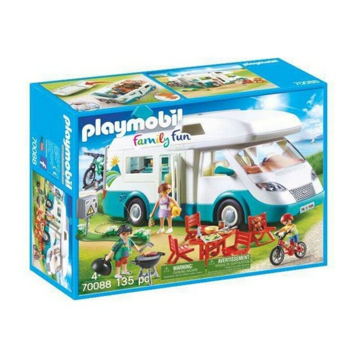 KALINDRA | BB. Playset Playmobil Family Fun Summer Caravan Playmobil 70088 (135 pcs)
