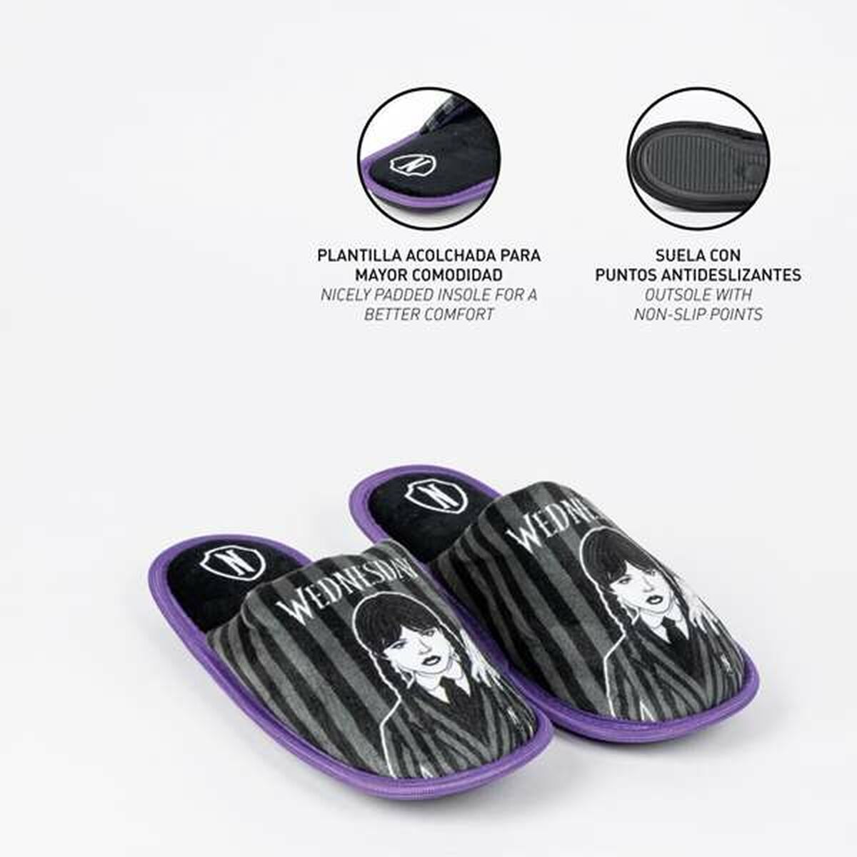 KALINDRA | BB. House Slippers Wednesday Black