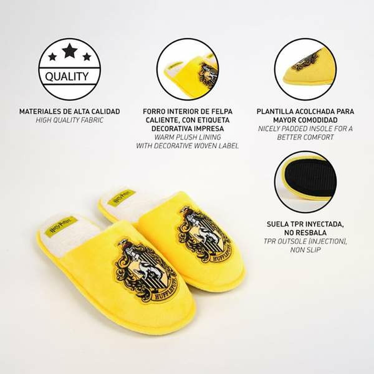 KALINDRA | BB. House Slippers Harry Potter Hufflepuff  Yellow