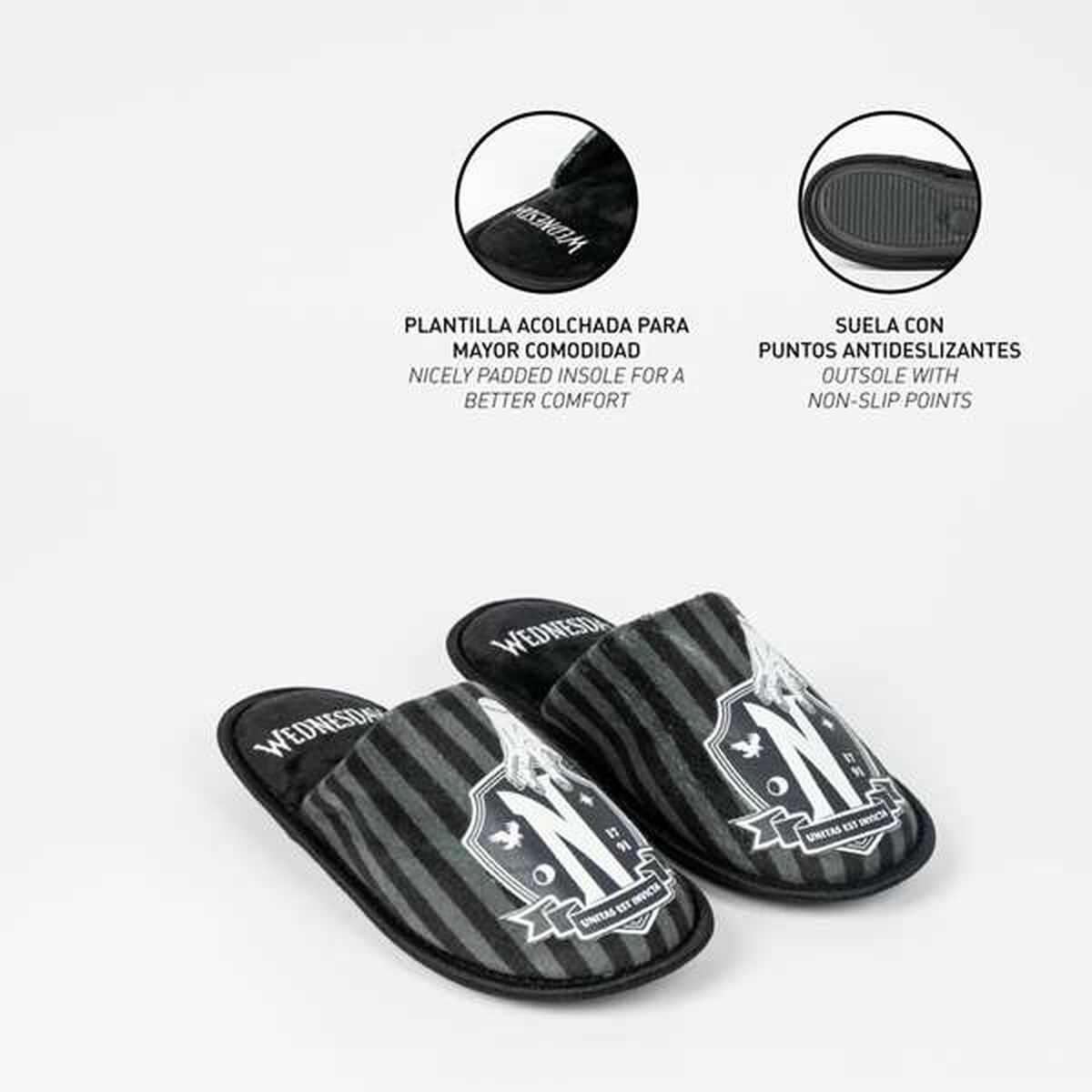 KALINDRA | BB. House Slippers Wednesday Black
