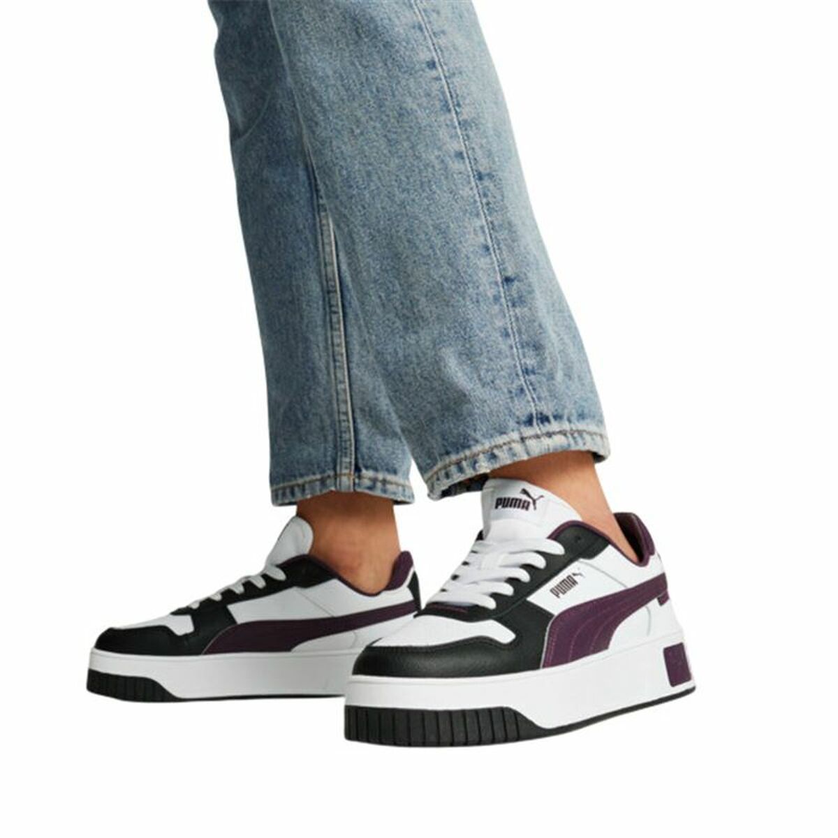 KALINDRA | BB. Women's casual trainers Puma Carina Street White Navy Blue