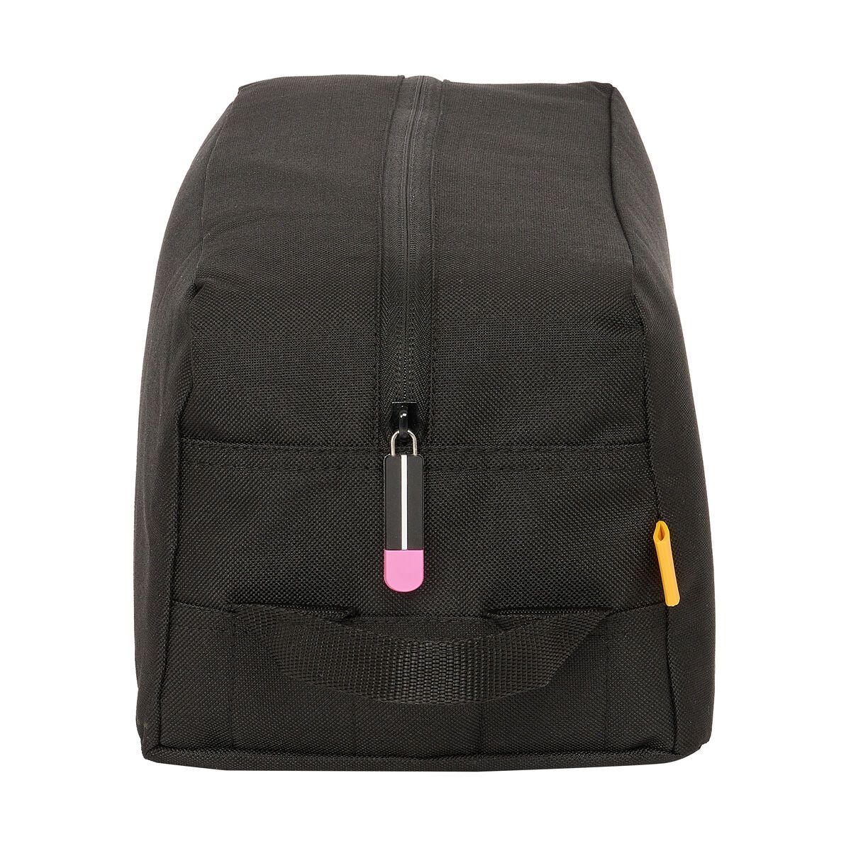 KALINDRA | BB. Travel Slipper Holder Kings League Porcinos Black 34 x 15 x 18 cm