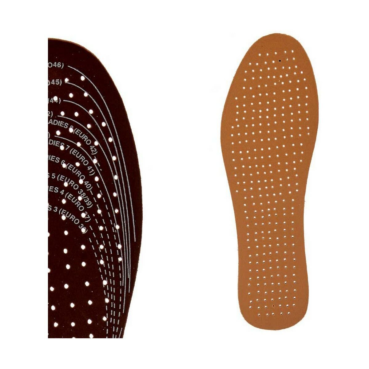 KALINDRA | BB. Stencils Brown Black Leather Plastic Latex 9,5 x 30 cm 12 x 0,2 x 36,5 cm (12 Units)