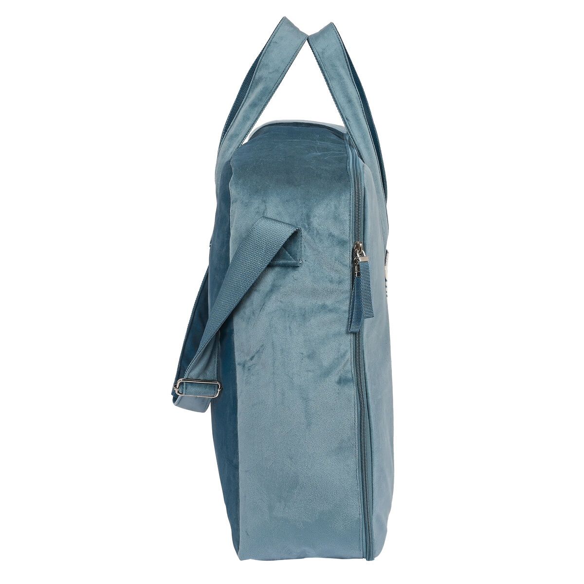 KALINDRA | BB. Suitcase Safta Leaves Turquoise (50 x 40 x 14 cm)
