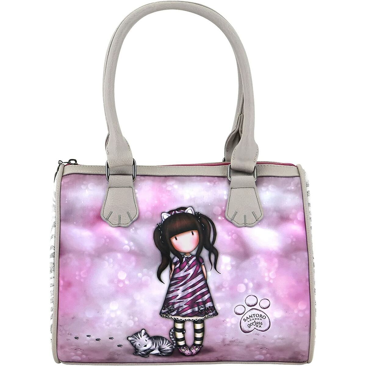 KALINDRA | BB. Hand bag Gorjuss Ruby wild Grey (28 x 22 x 13 cm)