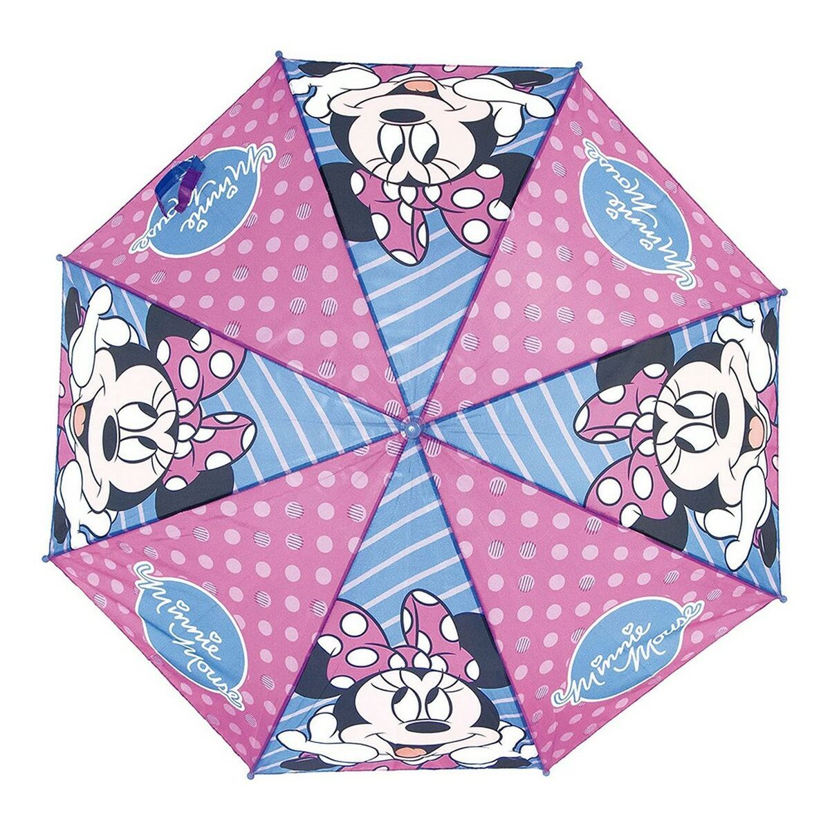 KALINDRA | BB. Automatic Umbrella Minnie Mouse Lucky Blue Pink (Ø 84 cm)