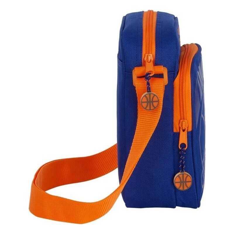 KALINDRA | BB. Shoulder Bag Valencia Basket Blue Orange (16 x 22 x 6 cm)