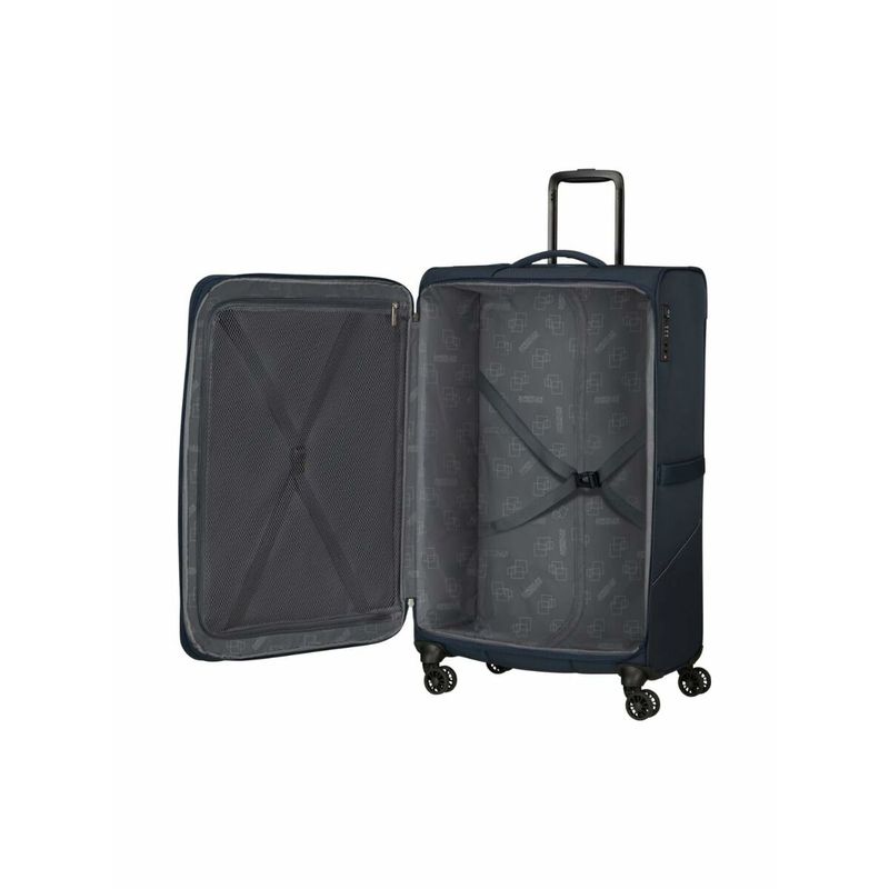 KALINDRA | BB. Suitcase American Tourister SummerRide Spinner Blue 116 L 80 x 48 x 30 cm