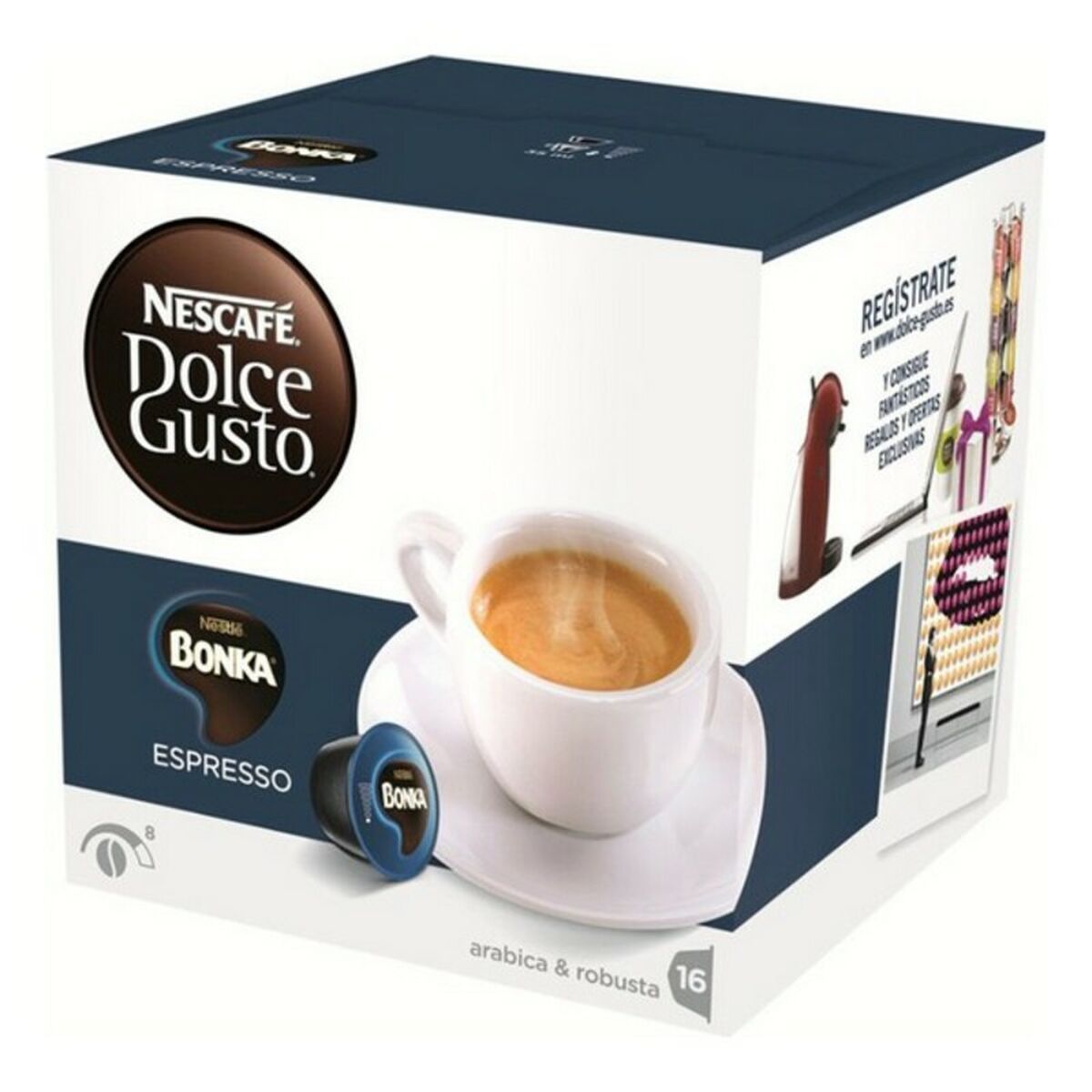 KALINDRA | BB. Case Dolce Gusto Espresso Bonka (16 uds)