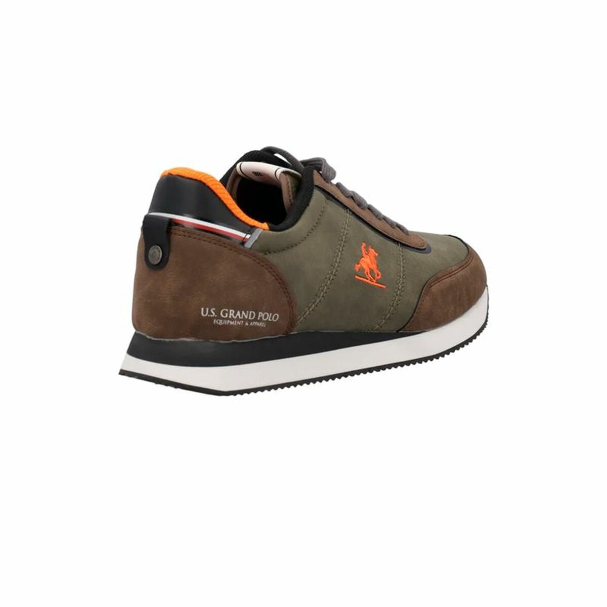 KALINDRA | BB. Casual Trainers U.S. Grand Polo Rennes Essential Nbk Olive Light brown
