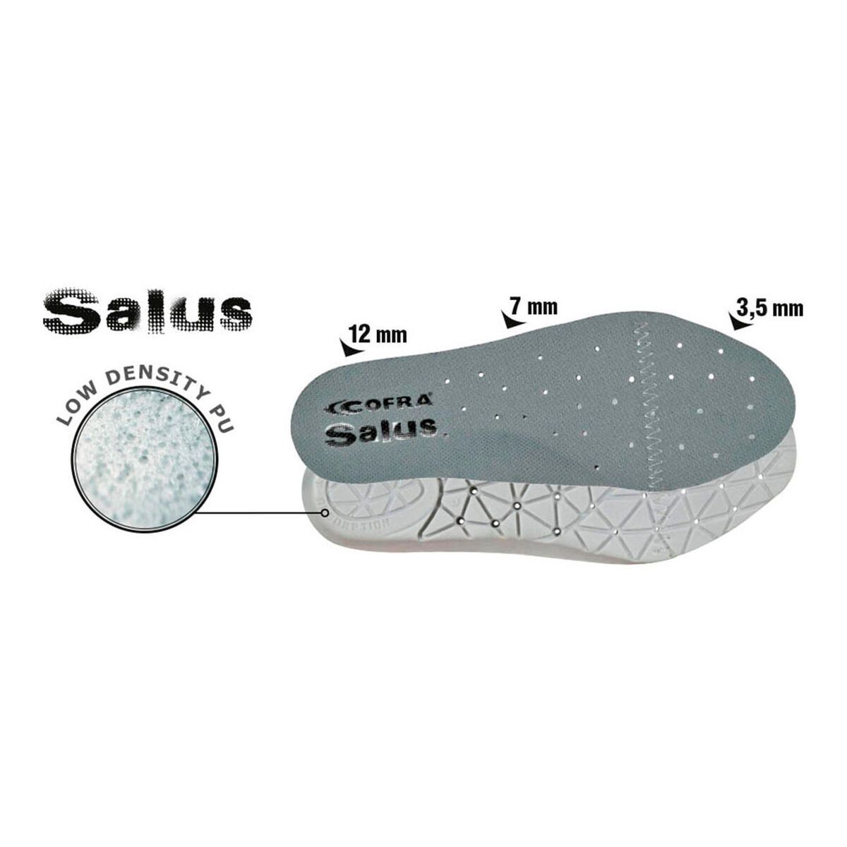 KALINDRA | BB. Stencils Cofra Salus Grey Polyurethane