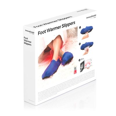KALINDRA | BB. Microwavable Heated Slippers InnovaGoods Blue