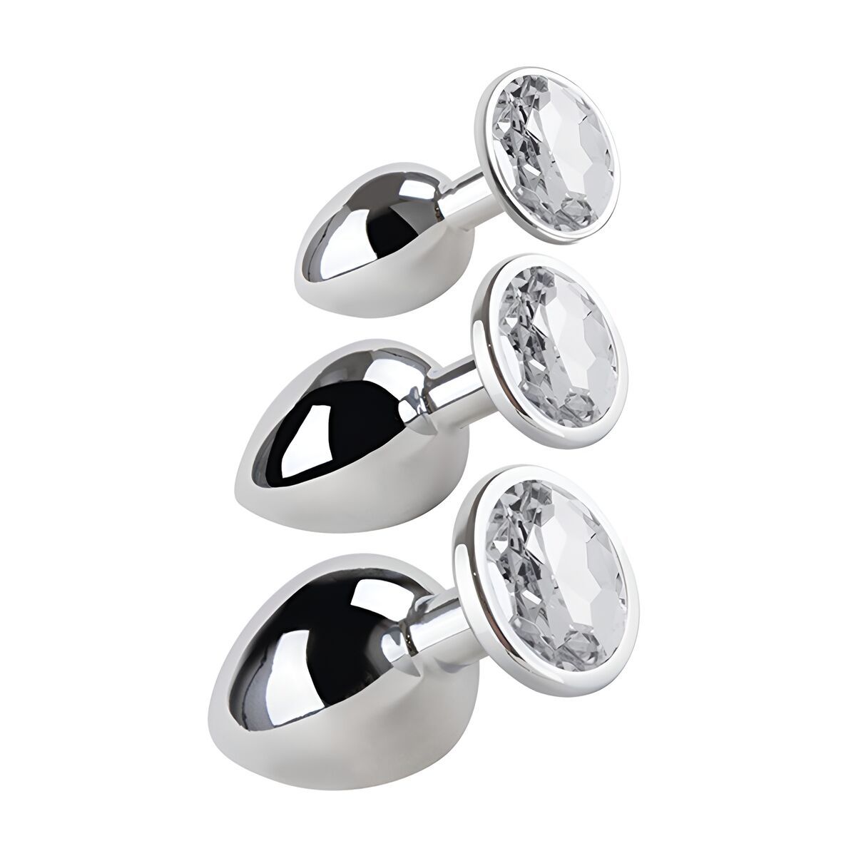 KALINDRA | BB. Anal plug S Pleasures Silver 3 Pieces