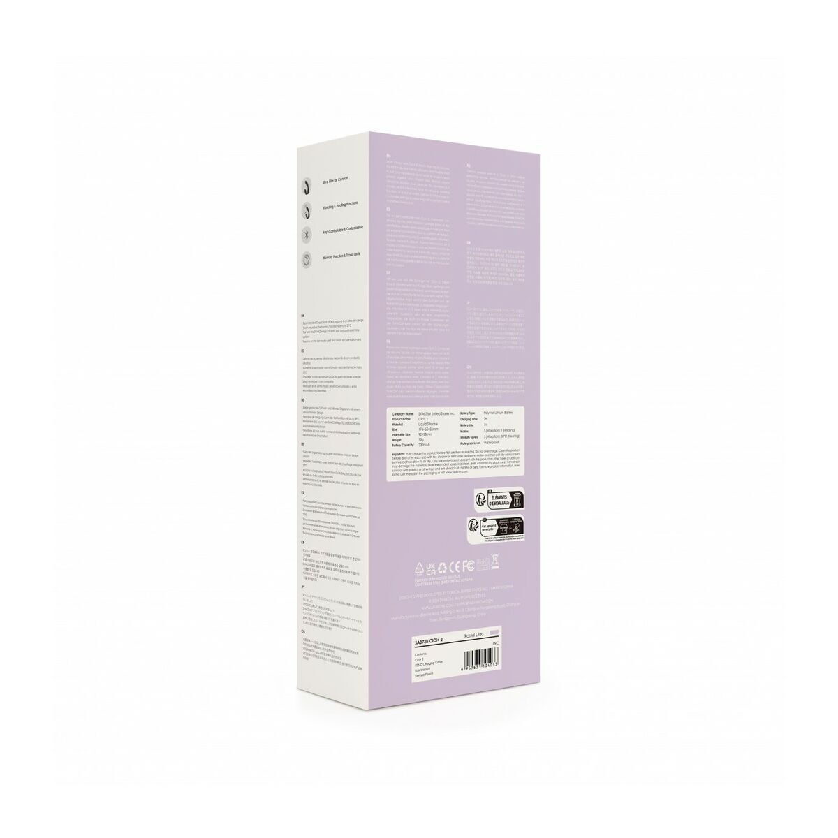 KALINDRA | BB. Dual Stimulation Vibe Svakom Lilac