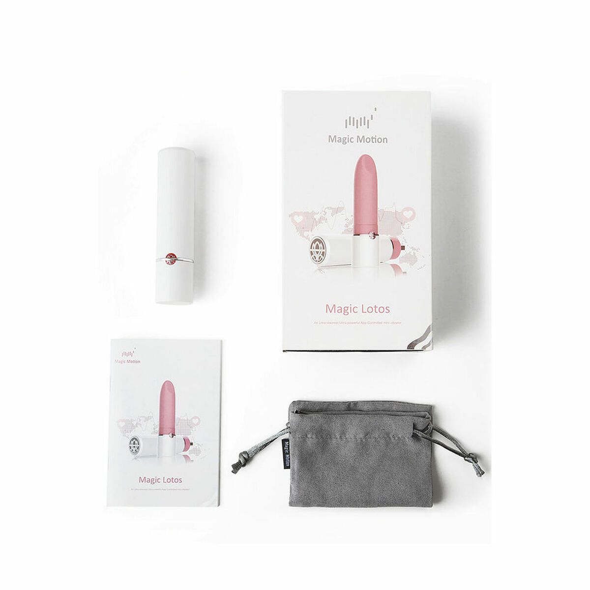 KALINDRA | BB. Bullet Vibrator Magic Motion White/Pink