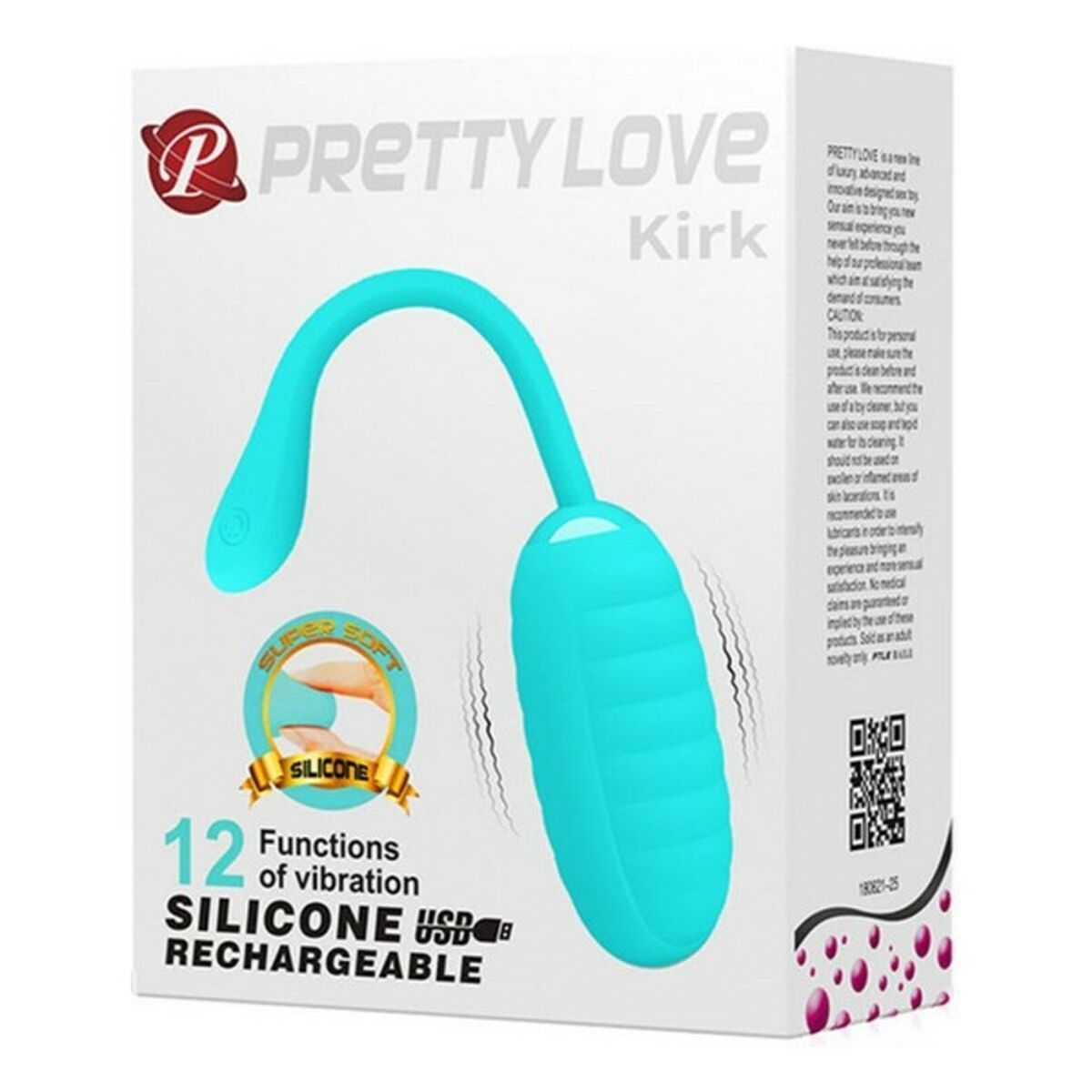 KALINDRA | BB. Egg Vibrator Pretty Love Kirk Blue (Ø 3,5 cm)
