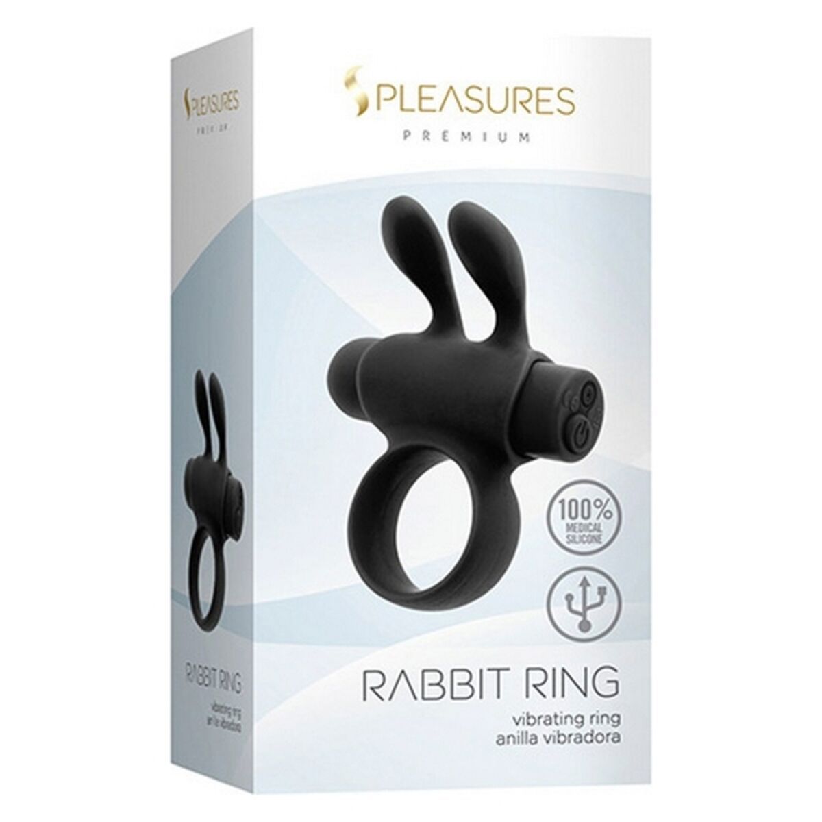 KALINDRA | BB. Cock Ring S Pleasures Rabbit Black