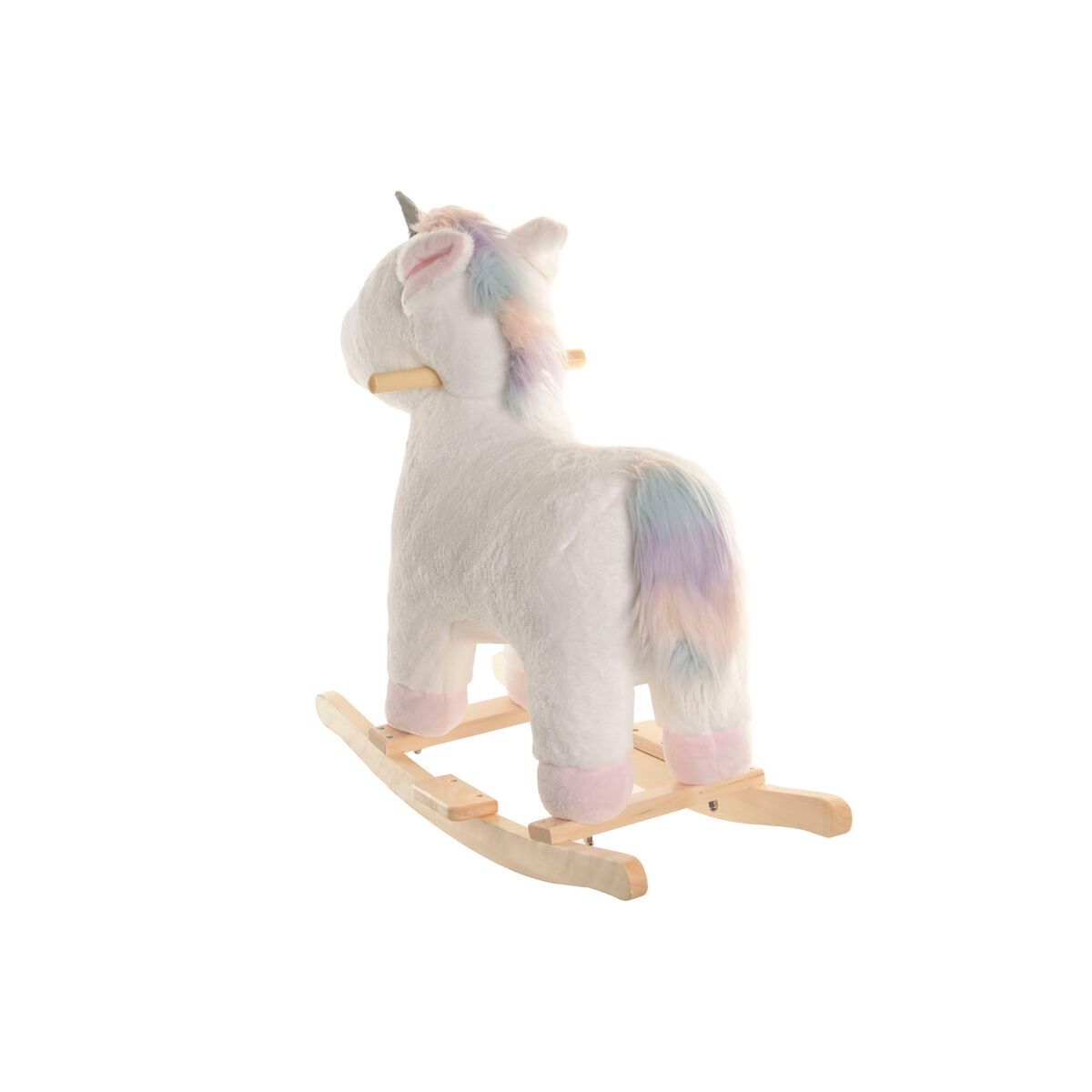 KALINDRA | BB. Rocking Chair Home ESPRIT White Natural Unicorn