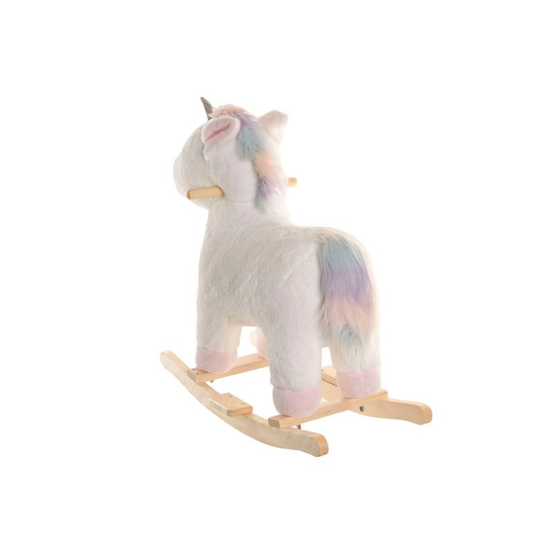 KALINDRA | BB. Rocking Chair Home ESPRIT White Natural Unicorn