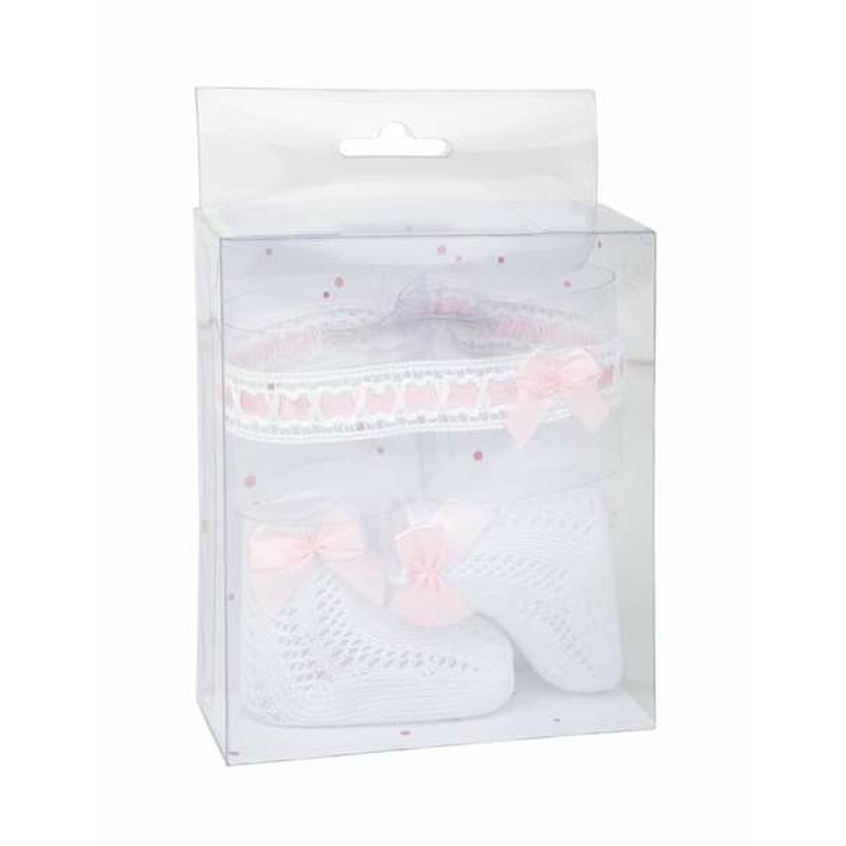 KALINDRA | BB. Gift Set for Babies Arias White Pink 2 Pieces