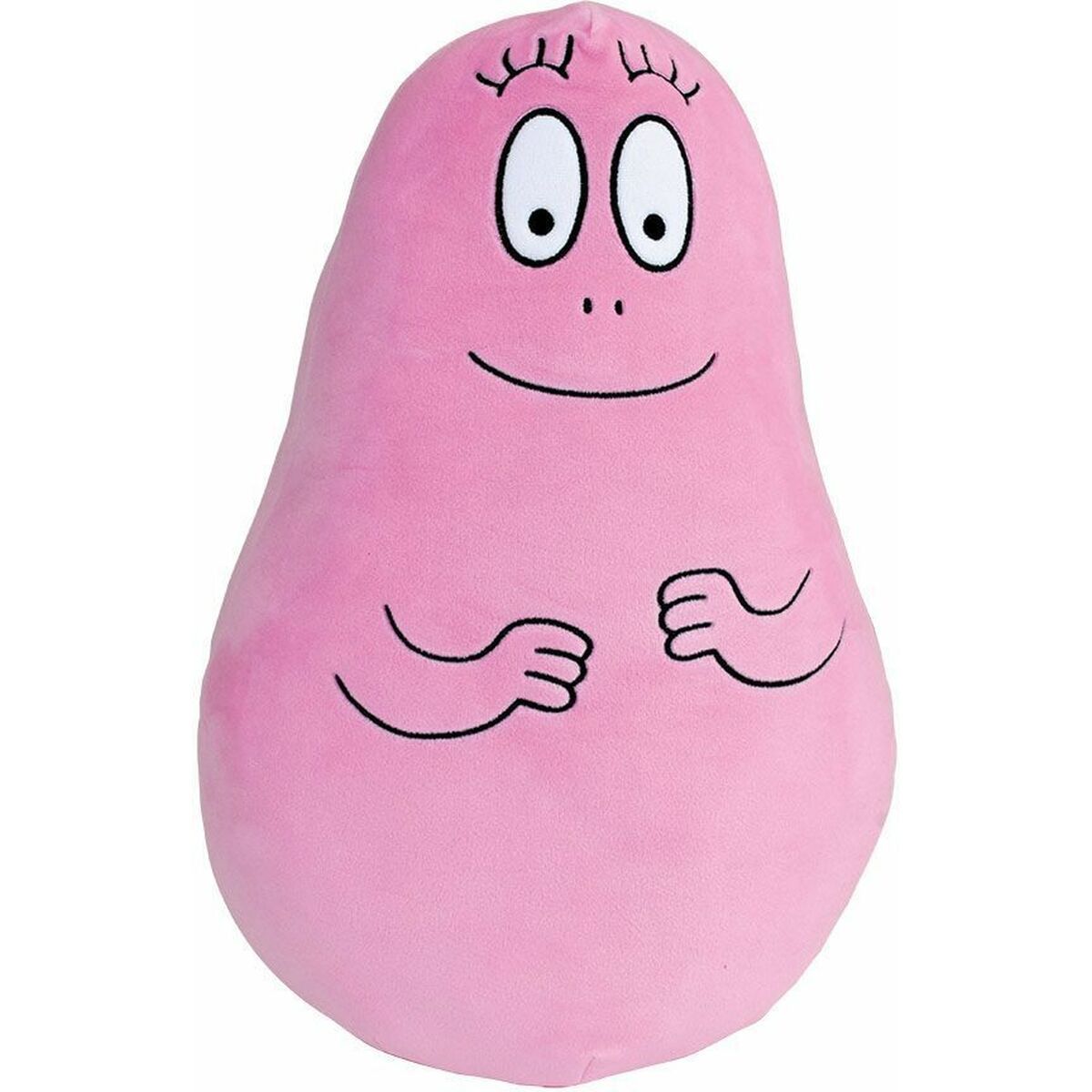 KALINDRA | BB. Set of cushions Jemini Barbapapa &amp; Barbamama Black Pink 40 cm Plush 2 Pieces