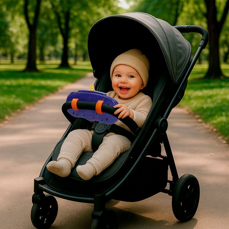 KALINDRA | BB. Steering Wheel for Pushchair Bluey 26 x 16 x 7 cm (4 Units)