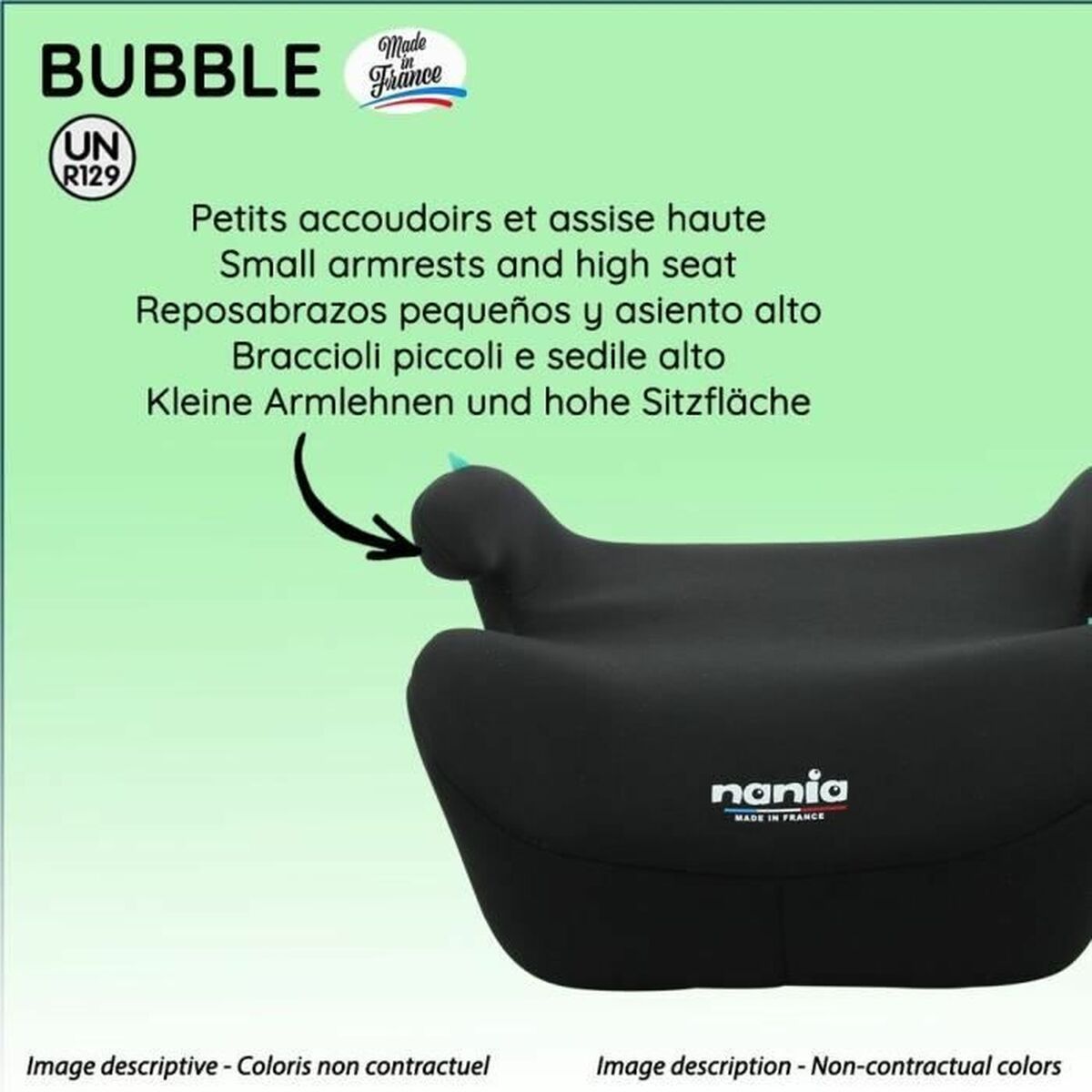 KALINDRA | BB. Car Chair Nania Black III (22 - 36 kg) ECE R129