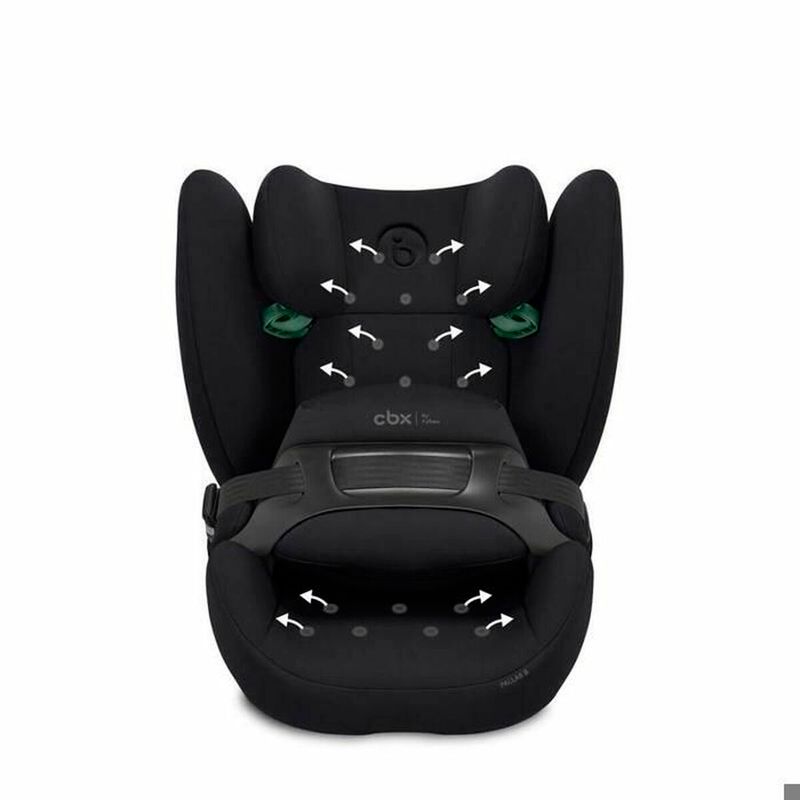 KALINDRA | BB. Car Chair Cybex Black I (9 - 18 kg) II (15-25 kg) III (22 - 36 kg) Children's ECE R129