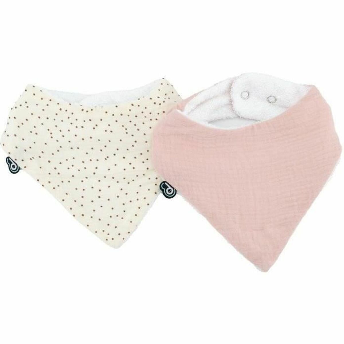 KALINDRA | BB. Bib Domiva Light Pink Cotton 2 Pieces (2 Units)