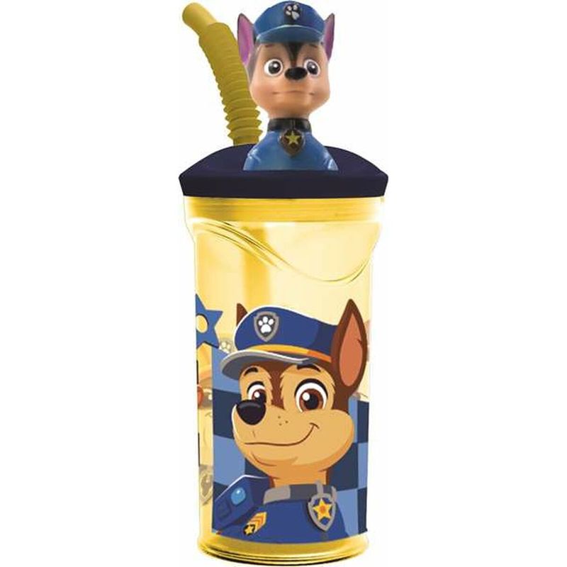 KALINDRA | BB. Vaso con Pajita The Paw Patrol Boy Rescue Pups 360 ml 3D