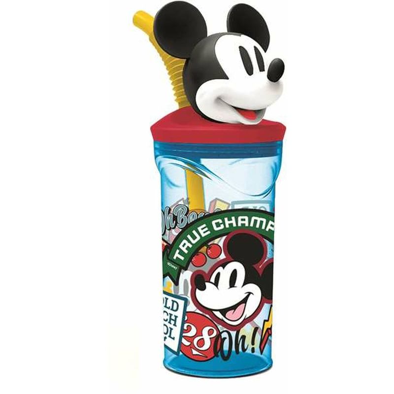 KALINDRA | BB. Vaso con Pajita Mickey Mouse True Champions 360 ml