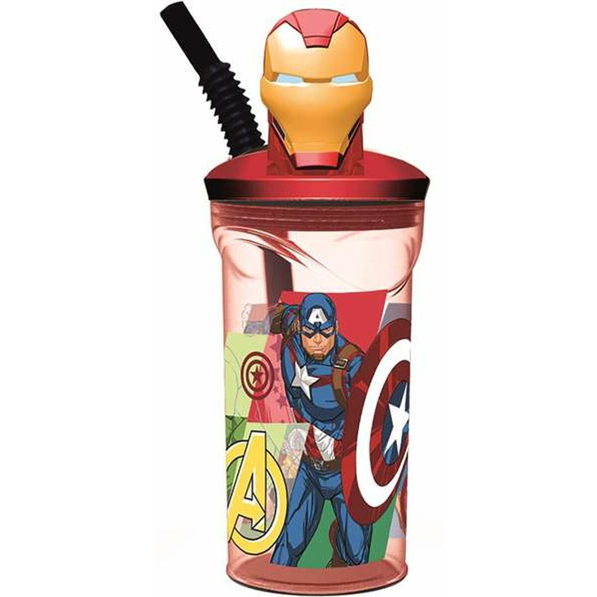KALINDRA | BB. Cup with Straw The Avengers Seven Wonders Iron Man 360 ml