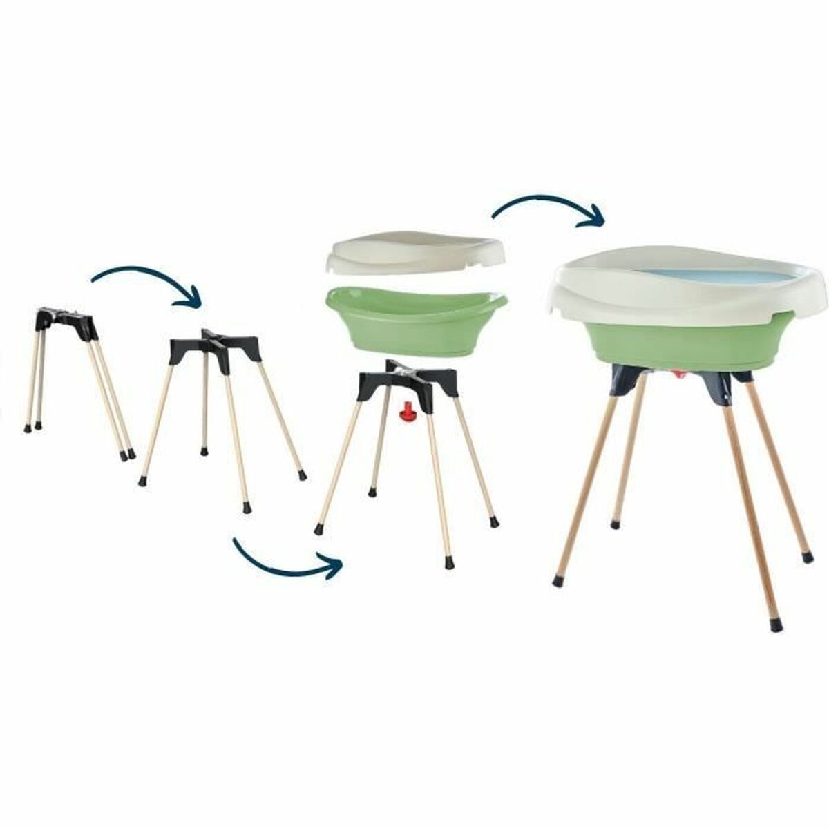 KALINDRA | BB. Bathtub 2 in 1 Bathtub Green