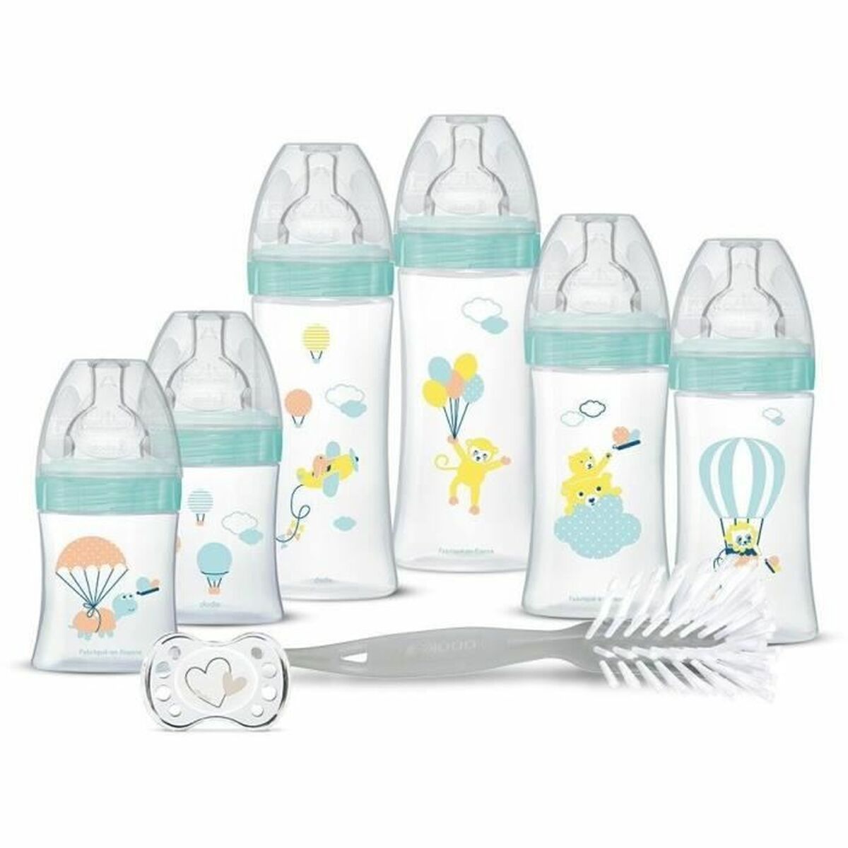 KALINDRA | BB. Set of baby's bottles Dodie Blue 8 Pieces