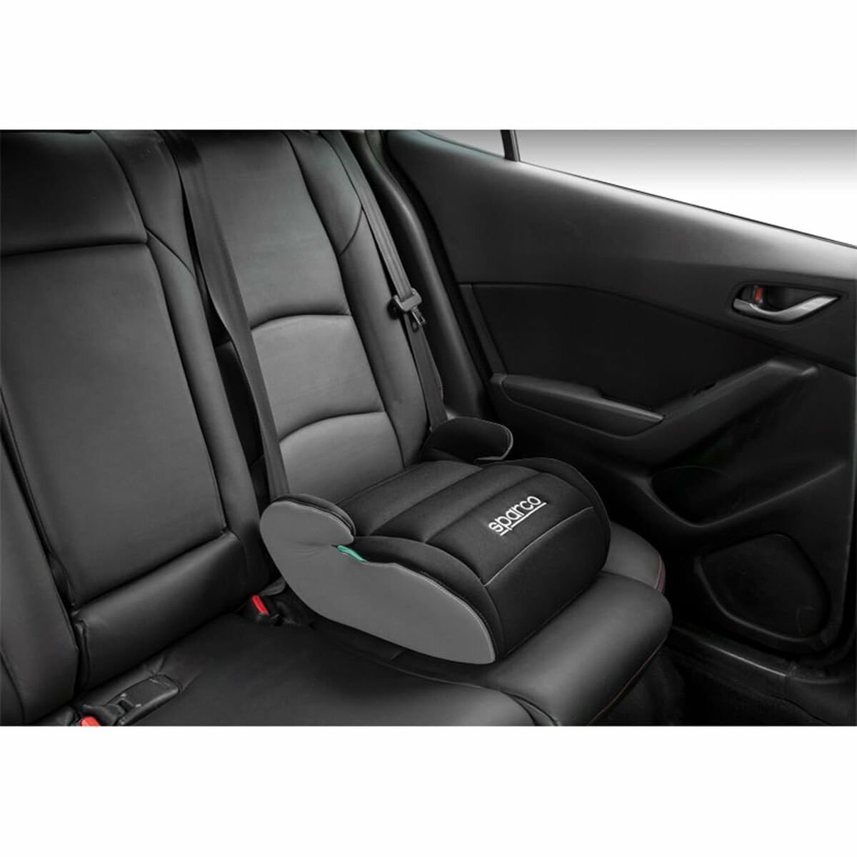 KALINDRA | BB. Car Booster Seat Sparco F100Ki R129 Black Grey ECE R129