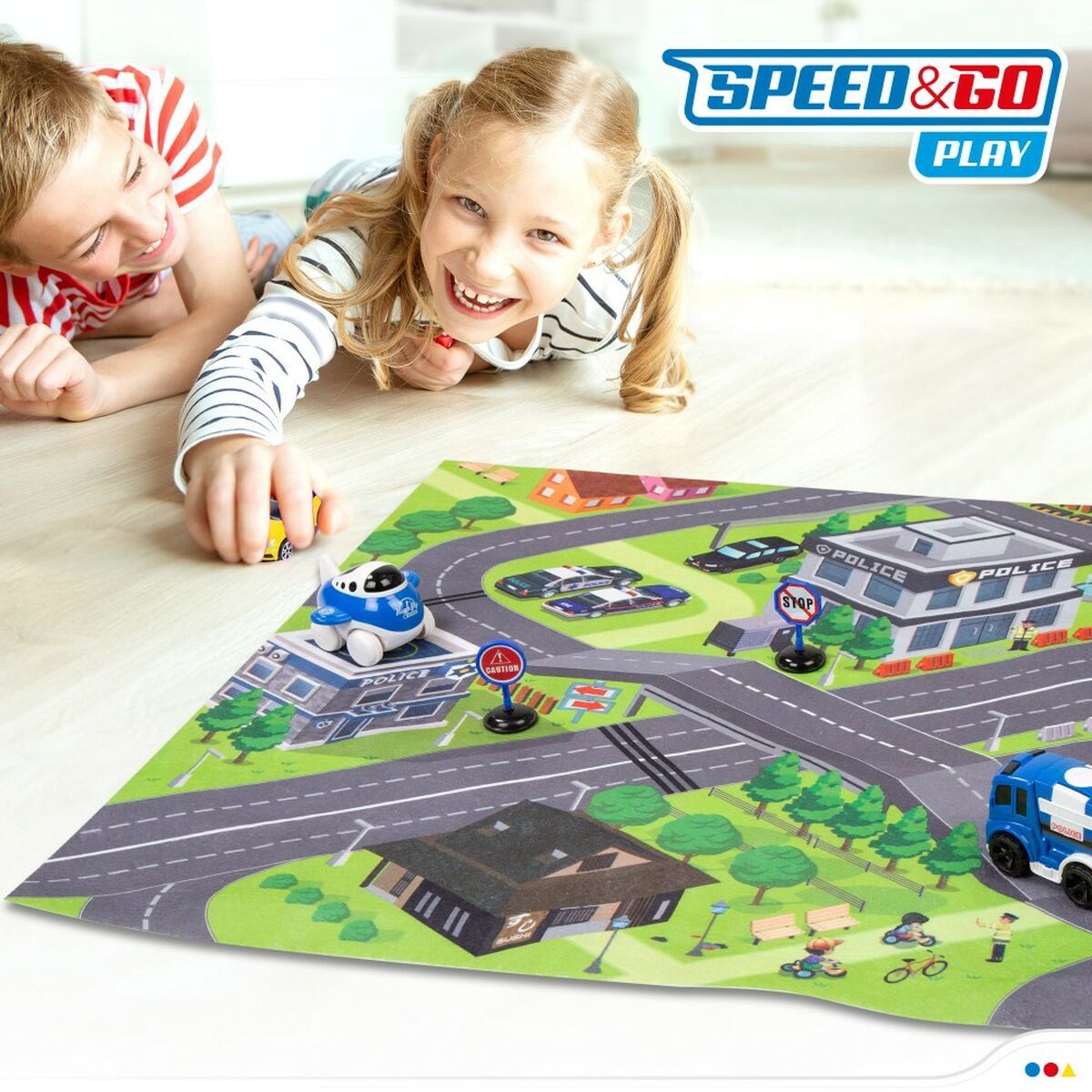 KALINDRA | BB. Play mat Speed &amp; Go Accessories Cars Road Cloth Plastic (6 Units)