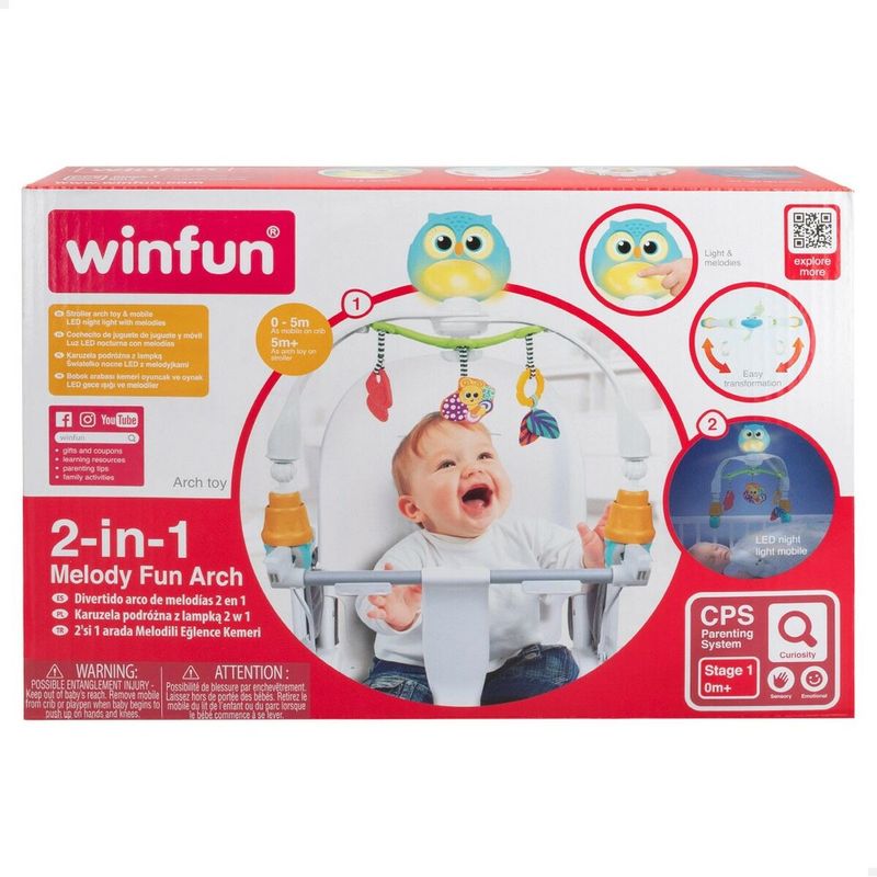 KALINDRA | BB. Cot Mobile Winfun Cloth Plastic 43 x 41 x 21,5 cm (6 Units)