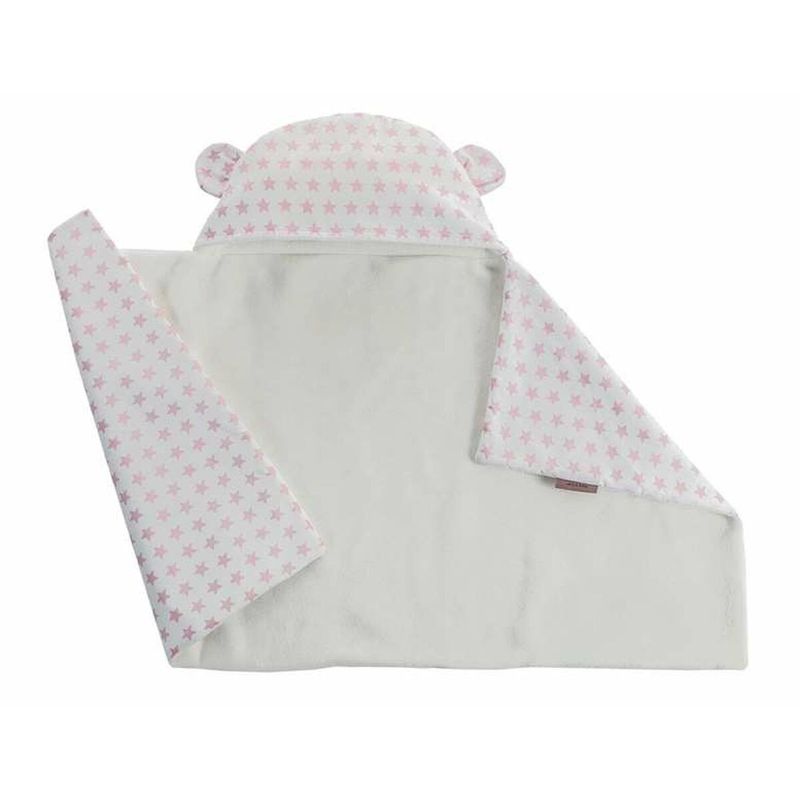 KALINDRA | BB. Baby blanket Reversible With hood 90 x 66 cm Stars