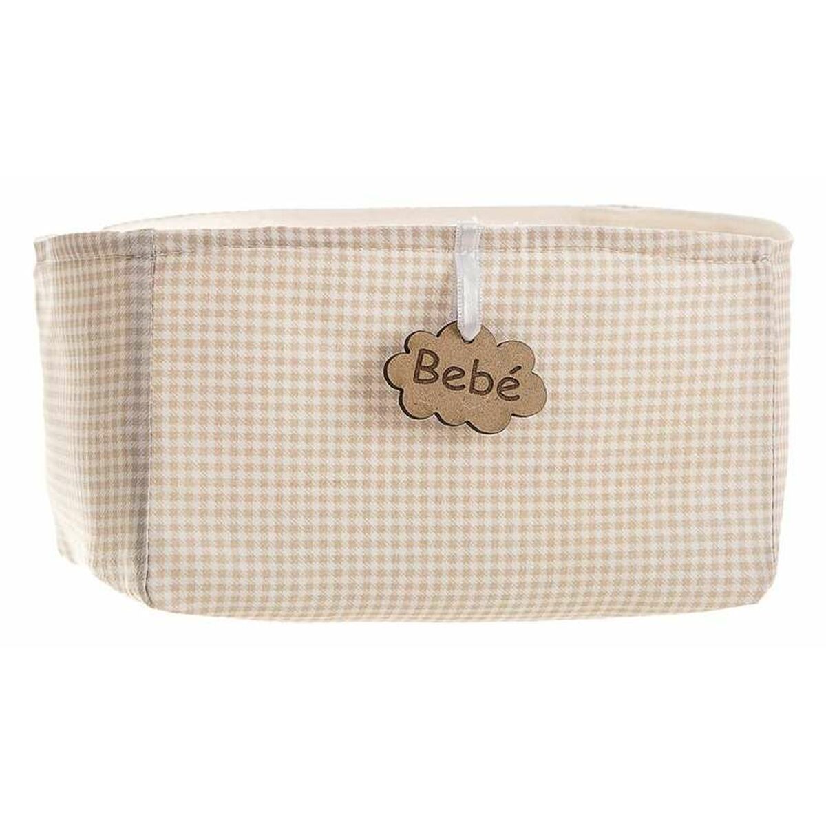 KALINDRA | BB. Basket Vichy Brown 18 x 14 x 10,5 cm