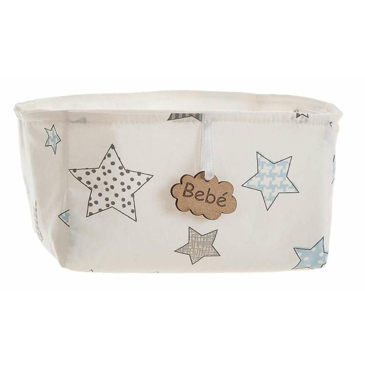 KALINDRA | BB. Basket Printed Stars 18 x 14 x 10,5 cm