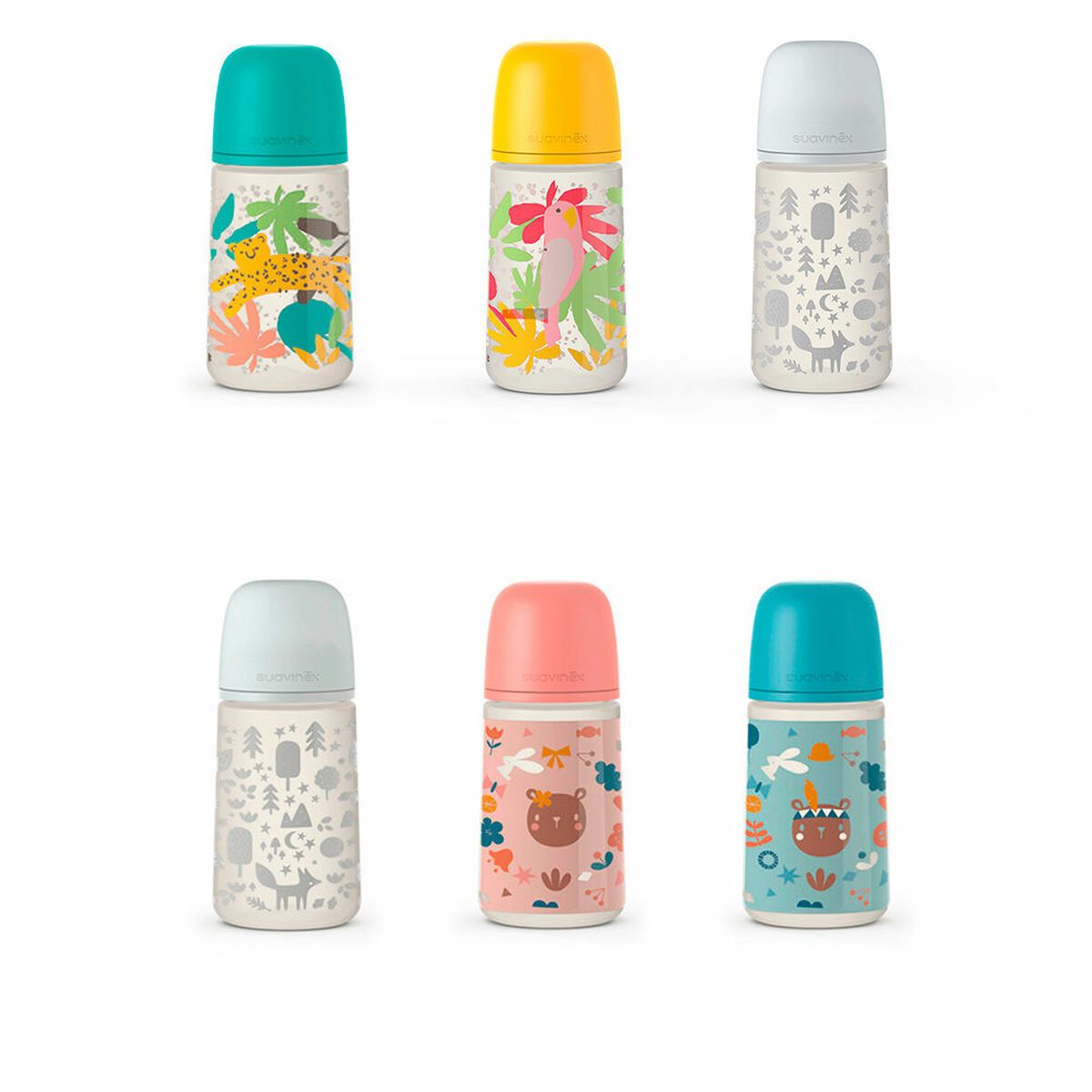 KALINDRA | BB. Baby&#39;s bottle Suavinex Prints M 270 ml