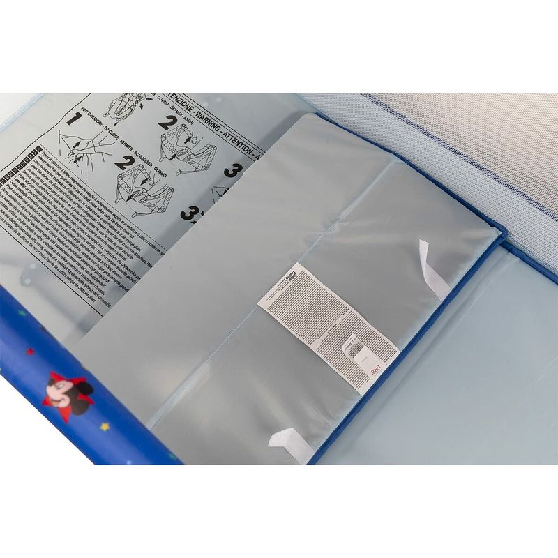 KALINDRA | BB. Reisebettchen Mickey Mouse CZ10607 120 x 65 x 76 cm Blau