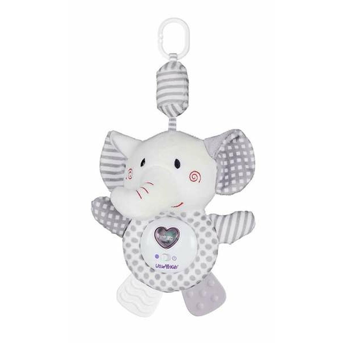 KALINDRA | BB. Hanging toys for crib Elephant Heart Music Lights 35 cm