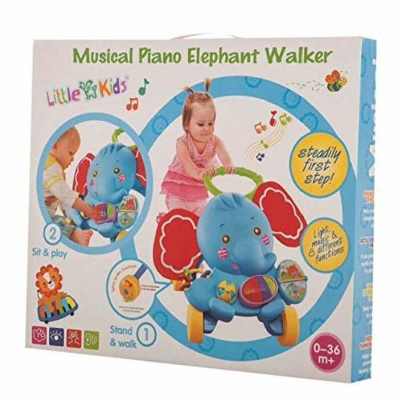KALINDRA | BB. Wheeled walking frame Activity Elephant Music Lights