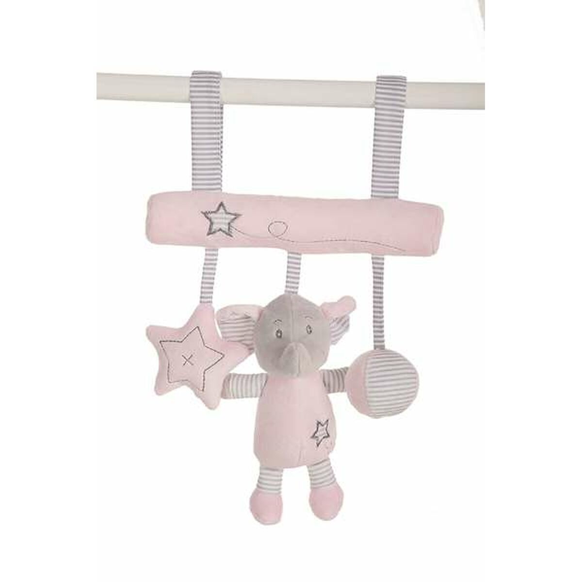 KALINDRA | BB. Door Hanger Pink Elephant 25cm Fluffy toy