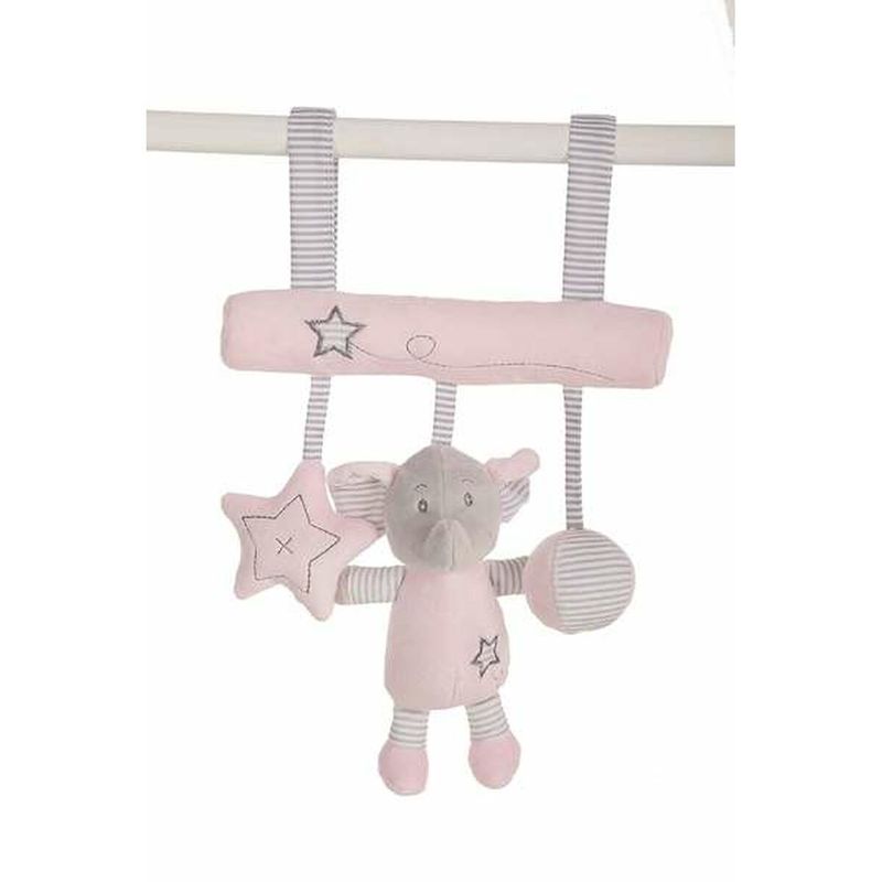 KALINDRA | BB. Door Hanger Pink Elephant 25cm Fluffy toy