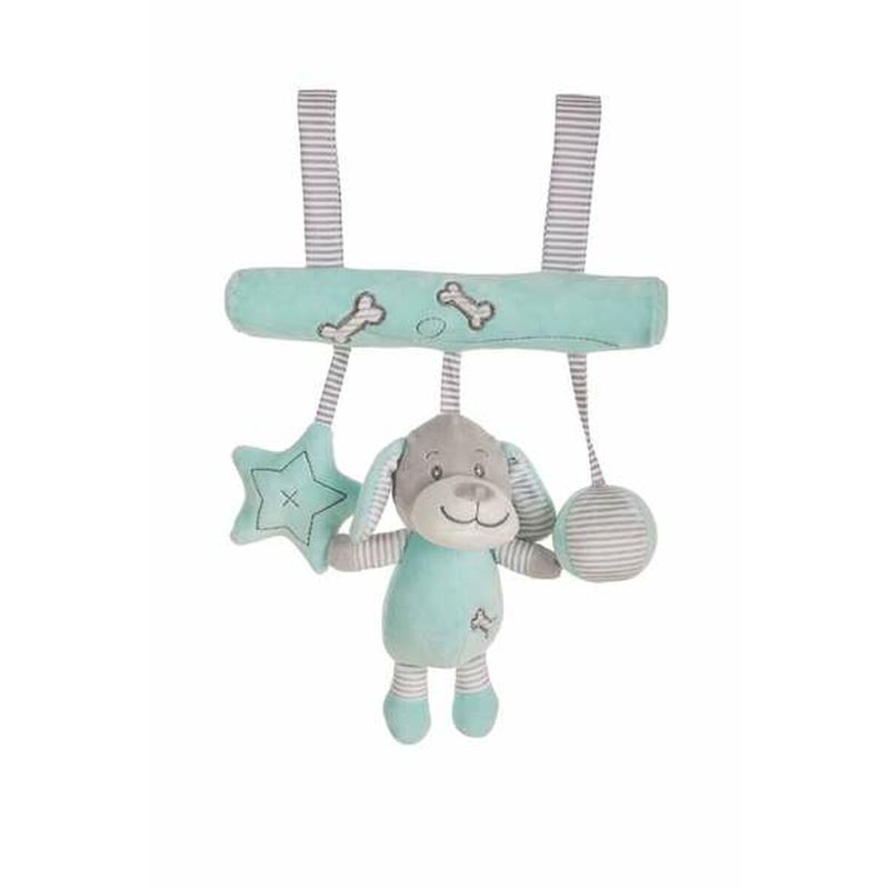 KALINDRA | BB. Door Hanger Green Dog 25cm Fluffy toy