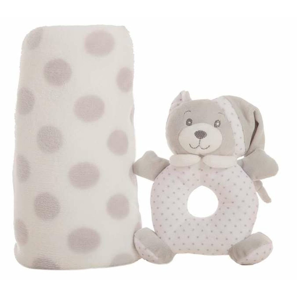 KALINDRA | BB. Baby blanket Rattle Grey 100 x 75 cm