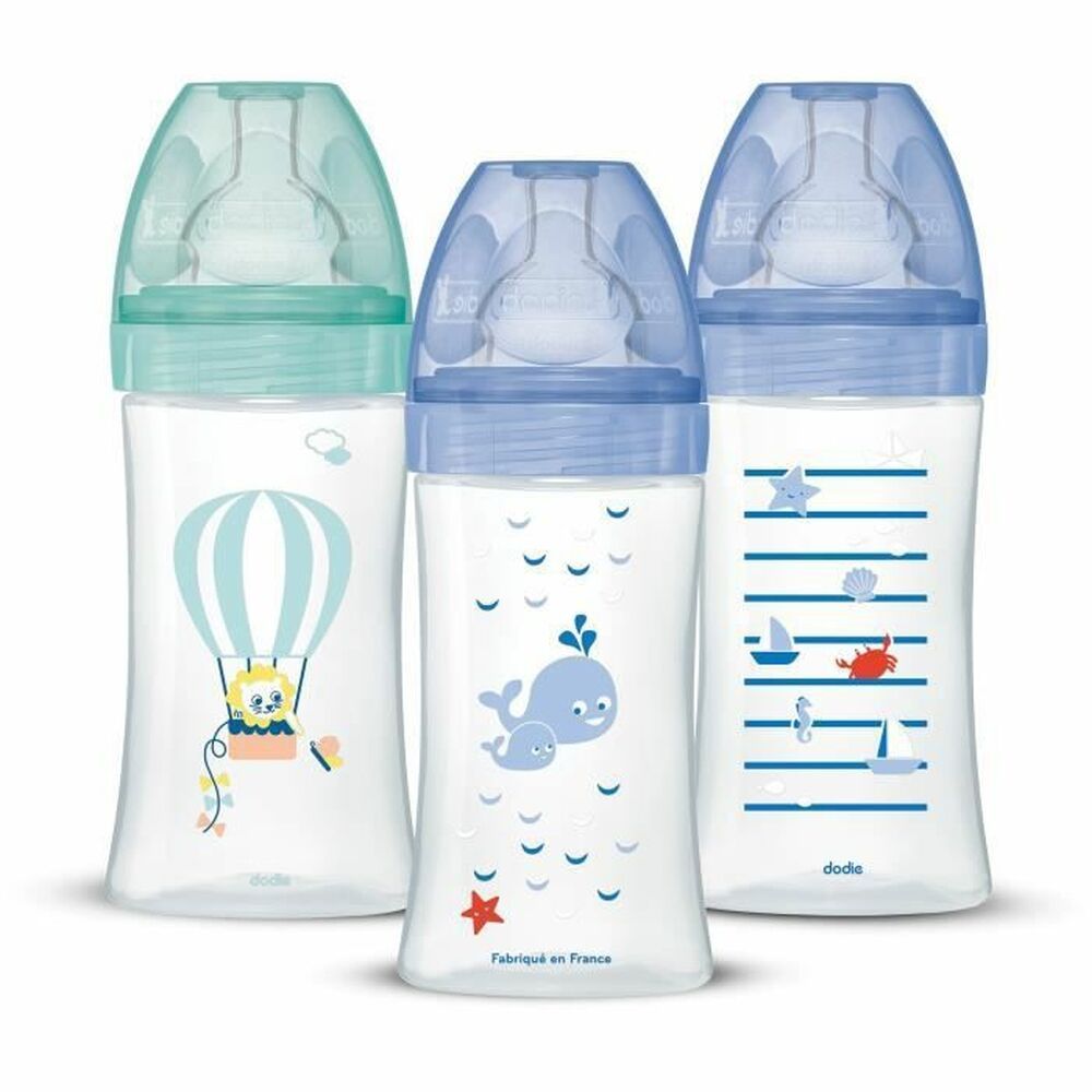 KALINDRA | BB. Set of baby's bottles Dodie 3 uds (270 ml)